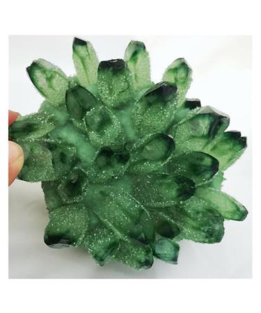 Natural Crystal Rough 768g Rare New Green Ghost Quartz Crystal Cluster vug Specimen Collection