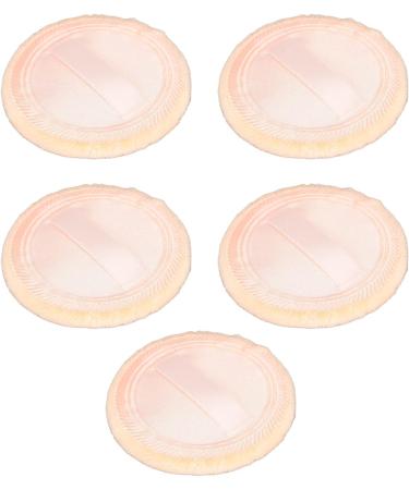 ACOGEDO Soft Makeup Puff Set of 5 Soft Texture and Good Powder Hold Three Colors Available Washable Face Powder Plow for Cosmetics ORANGE Orange - Buy Online on GoSupps.com