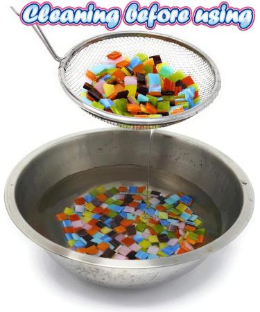 480 Piece Colorful Mosaic Tiles Pack - Assorted Stained Glass DIY Supplies in 8 Colors - Buy Online on GoSupps.com