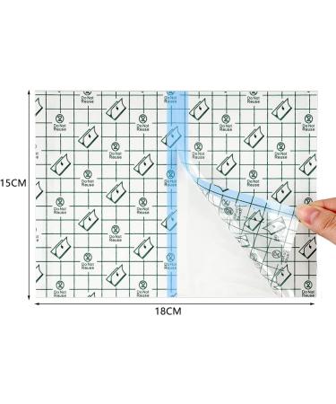 qazaa 50 Pieces Shower Waterproof Patch Disposable Transparent Stretch Bandage Shield Cover for Tattoos Swimming Showering - Buy Online on GoSupps.com