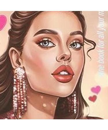 Beginner Makeup Kit: 6-Panel Book-Shaped Matte Lip Gloss Face Highlighter Blush Cosmetic Palette | Scene Travel Quotes Photography For Mother Wife Girlfriend - Buy Online on GoSupps.com