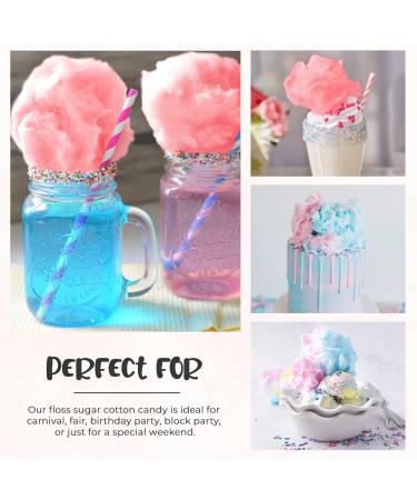 Baking Beauty and Beyond Marshmallow Flavour Premium Floss Sugar for Cotton Candy | Natural Ingredients | 800g Bulk Packaging - Buy Online on GoSupps.com