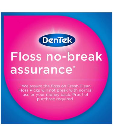 DenTek Fresh Clean Floss Picks - 75 Count Pack of 3 for Extra Tight Teeth - Buy Online on GoSupps.com