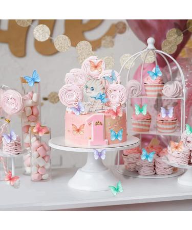Buy 48 Edible Butterflies for Cake Decoration | Catelves | Perfect for Cake Toppers & Tortendeko - Buy Online on GoSupps.com