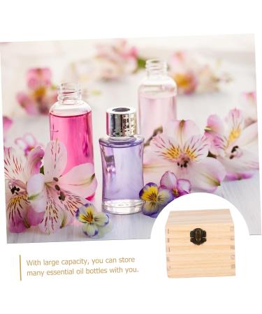 FOMIYES Wooden Storage Box for Essential Oils & Jewelry - Sleek Organizer for Aromatherapy Bottles & Jewelry Packaging - Buy Online on GoSupps.com