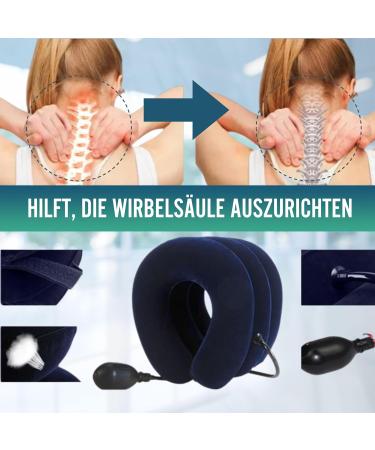 Ortoprime Freeneck - Inflatable Cervical Traction Neck Pillow for Pain Relief & Posture Correction - Buy Online on GoSupps.com