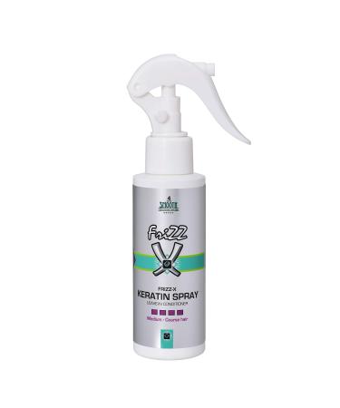 Frizz-X Keratin Spray - 3.4oz travel size - For coarse hair.