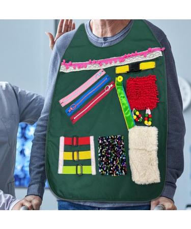 Dementia Fidget Apron | Elderly Sensory Apron | Flexible Thoughtful Elderly Brain Activity Apron Fidget Toy Develop Motor Skills - Buy Online on GoSupps.com