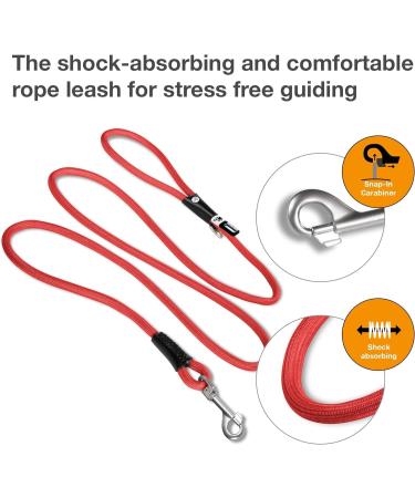 Buy Stretch Comfort Leash Red L - Perfect for Dogs | International Shipping Available - Buy Online on GoSupps.com