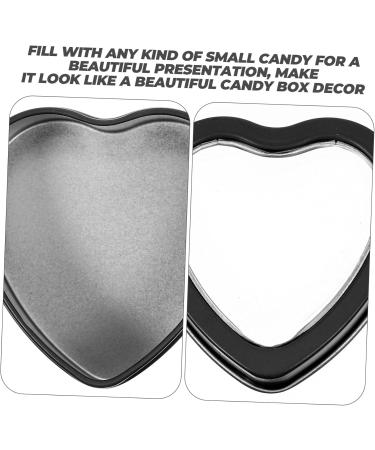 PRETYZOOM 10pcs Boxes Winter Wedding Favor Tin Case Treat Boxes Party Favors Candy Box Cans Biscuit 6x5.9cm Black - Buy Online on GoSupps.com