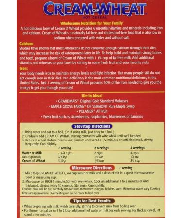 Cream of Wheat Stove Top 793g | Naturally flavoured Instant Hot Cereal | Bigger Size - Buy Online on GoSupps.com