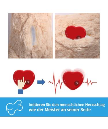 ALL FOR PAWS Puppy Heartbeat Pillow - Comforting Dog Cushion & Sleep Aid for Puppies | Plush Toy for Puppy Anxiety Relief - Buy Online on GoSupps.com