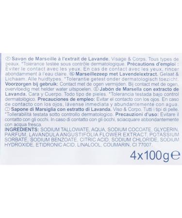 Carrefour Marseille soap with lavender Simpl 8 soaps of 100g Lavendelzeep Zeep Lavendel - Buy Online on GoSupps.com