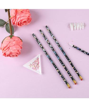 10-Piece Rhinestone Picker Tool Set - Wax Picker Pencil Nail Dotting Applicator Bead Sorting Tray Sharpener and Tweezers for DIY Nail Art - Buy Online on GoSupps.com