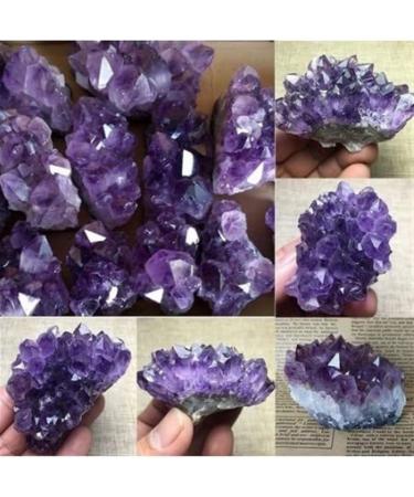 Amethyst Rough Stone Natural Amethyst Cluster Purple Crystal Quartz Home Decor (Color : 180-200g Size : 1 Piece) 1 piece 180-200g
