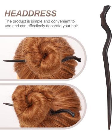 Minkissy Wood Hair Stick Chinese Hair Pin Japanese Hair Chopstick Retro Hair Accessories for Women Long Hair Bun As Shown 1 - Buy Online on GoSupps.com