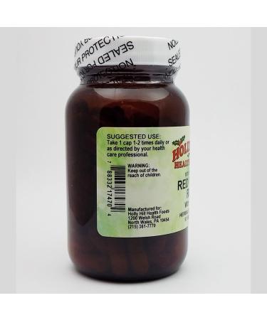 Holly Hill Health Foods Red Yeast Rice 90 Vegetarian Capsules - Buy Online on GoSupps.com