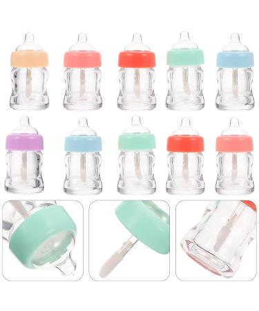 10 Pack Funny Lip Gloss Bottles - Clear Lip Balm & Lipstick Containers - Empty Plastic Lip Gloss Tubes for DIY Beauty - Buy Online on GoSupps.com