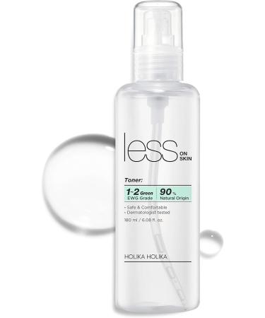 Buy Holika Holika Less on Skin Toner 180ml - Hydrating & Soothing | International Shipping Available - Buy Online on GoSupps.com