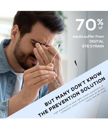 DUCO Blue Light Glasses for Women & Men | Blue Ray Blocking Computer Glasses | Retro Square Non-Prescription Eyewear for Teens (Model 5209 - Buy Online on GoSupps.com