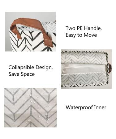 Geometric Square Storage Basket Organizer - Ideal for Toys, Books, Clothes, Home Office, Nursery, and Dorm Shelves - Gift Baskets for Pets and Gifts - Buy Online on GoSupps.com