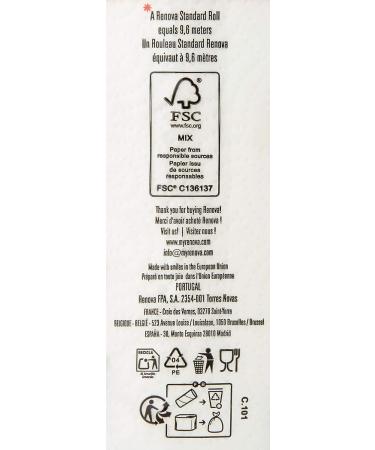 Renova WHITE Paper Towel - 1 Large Roll (200072200) | Premium Quality Eco-Friendly International Shipping Available - Buy Online on GoSupps.com