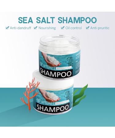 Shampooing au Sel Marin Shampooing au Sel de Mer Nettoyant en Profondeur pour la Pousse des Cheveux Volume et Antipelliculaire - Buy Online on GoSupps.com