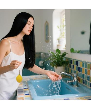 Soap Bar Deep Cleansing Power Bath Soap Lemon-Shaped Bar | Fruity Bars for Home Outdoor Travel Business Trips - Buy Online on GoSupps.com