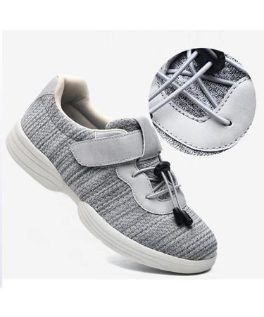 LEEWEE Extra Wide Edema Swollen Shoes - Diabetic Comfort Slippers for Men and Women - Orthopaedic Anti-Slip Shoe for Diabetic Feet, Neuropathy, Plantar Fasciitis - Blue, Size 36 - Buy Online on GoSupps.com