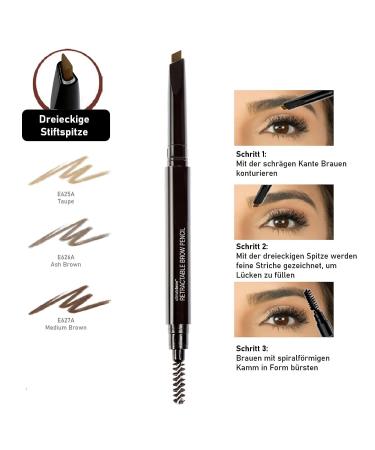 WNW Ultimate Brow Retractable E625A Taupe - Achieve Perfect Brows with Ease - Buy Online on GoSupps.com