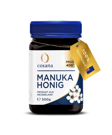 Cosana Manuka Honey 400 MGO + 250g - 100% pure - filled sealed and certified in New Zealand Manuka Honig MGO 400+ 250 g (1 Series)