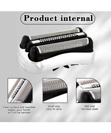 Compatible Braun S3.32S Shaving Head Replacement for Series 3000-3090s | Includes White Brush - Buy Online on GoSupps.com