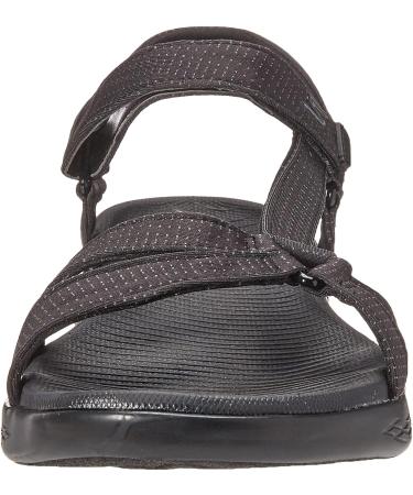 Skechers Women's On-The-Go 600-Brilliancy Sport Sandal 8 Black - Comfort and Style - Buy Online on GoSupps.com