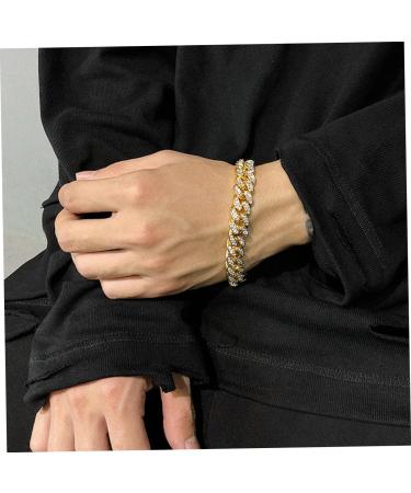 TENDYCOCO Father's Day Gift Bracelet for Male Fashion Jewelry Men Hand Decoration Resin Bracelet Man Gift Punk - Buy Online on GoSupps.com