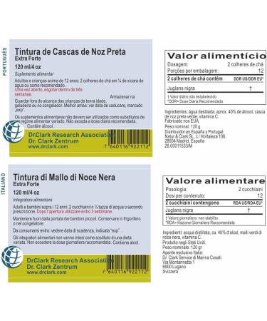  Superkost Black walnut tincture 120 ml extra strong according to Dr. Hulda Clark - Buy Online on GoSupps.com