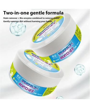 Stain Remover Cream | 260g Shoes Yellow Rubbish Remover | Yellow Remover Cleaner with Sponge Decontaminate Solid Paste for All Washable Shoes Lxury - Buy Online on GoSupps.com