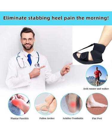 Plantar Fasciitis Night Splint - Dorsal Foot Brace for Effective Relief | Men's & Women's Adjustable Comfort - Buy Online on GoSupps.com