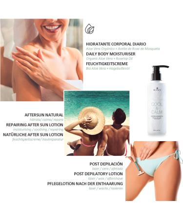 Aloe Vera Gel with Rosehip Oil - Beysey Cool & Calm Moisturizer & After Sun Lotion - 200ml | Bio Formula for Skin Care & Depilation Care - Buy Online on GoSupps.com