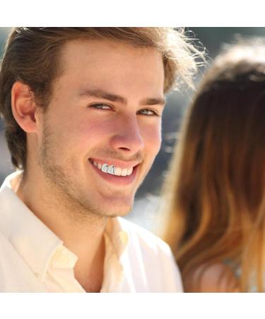 14K Gold-Plated Hip Hop Grillz - Shiny Gold Tooth Cap | Single Gold Grill for Men & Women | Party Jewelry | International Shipping - Buy Online on GoSupps.com