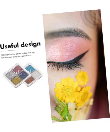 Didiseaon 2pcs Glitter Eye Makeup Sparkly Eyeshadow Glitter Sequins Eyeshadow Makeup Eyeshadow Eye Glitter - Buy Online on GoSupps.com