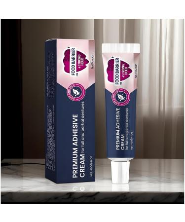 Xujuika Denture bonding cream bonding cream for retainers 40 g daily care cream for a secure hold when eating on the go and at home for women and men of all ages - Buy Online on GoSupps.com