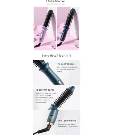 Buy Purple Dual-Use Hot Air Curling Comb - Lazy Artifact for Perfect Curls | International Shipping Available - Buy Online on GoSupps.com