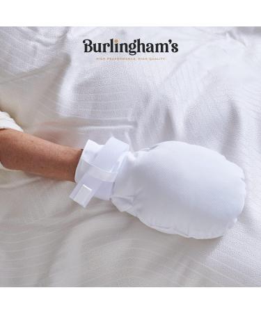 Medical Double Security Mitts for Elderly & Medical Procedures - One Size Fits All with Extra Padding for Comfort & Protection - Includes Bed Restraints - 2 Gloves - Buy Online on GoSupps.com