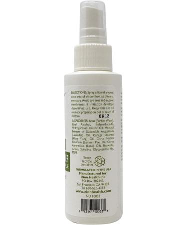 Zion Health Alozin Pain Relief Spray 4 oz - Fast-Acting Relief for Aches and Pains - Buy Online on GoSupps.com