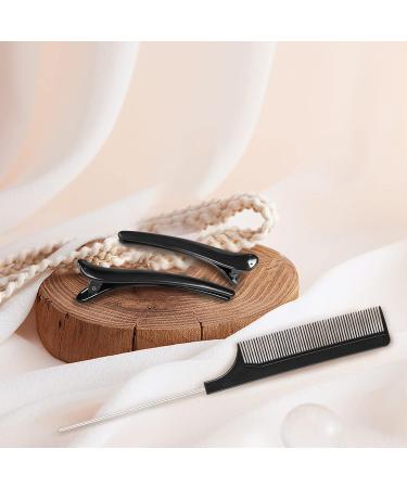 Prousky 12-Piece Hair Sectioning Clips Set with Tail Comb - Salon Quality Hairdressing Accessories for Women and Girls - Buy Online on GoSupps.com