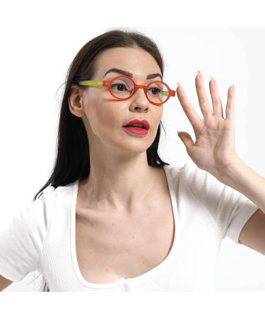 KoKoBin 4-Pack Mini Round Reading Glasses - Comfortable Multicoloured Readers for Women & Men - 2.50 Magnification - Buy Online on GoSupps.com