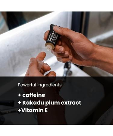 ManCave Caffeine & Vitamin E Anti-Fatigue Eye Gel 15ml- Dark Circle Treatment, Vegan Formula, Made in England - Buy Online on GoSupps.com