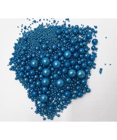 Sprinkles Edible Navy Rolay Blue Pearl Sugar Candy Cupcake Cake Topper 120g/ 4.2oz Decorative Glitter Sprinkle Mix for Baking Cake and Cookie Decorating (Starry sky blue) - Buy Online on GoSupps.com