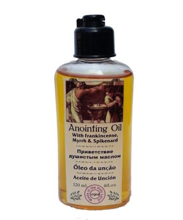 Anointing Oil with Frankincense Myrrh and Spikenard 120ml by Jerusalem Anointing Oil