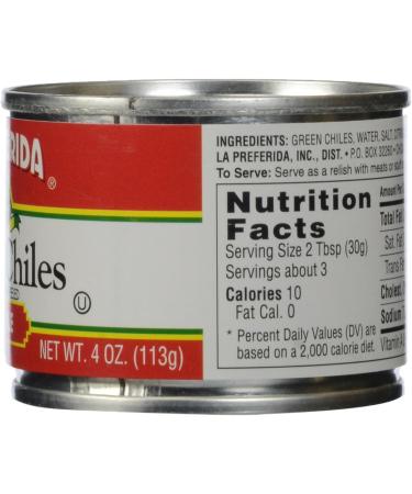 La Preferida Whole Mild Green Chiles - Buy Online on GoSupps.com